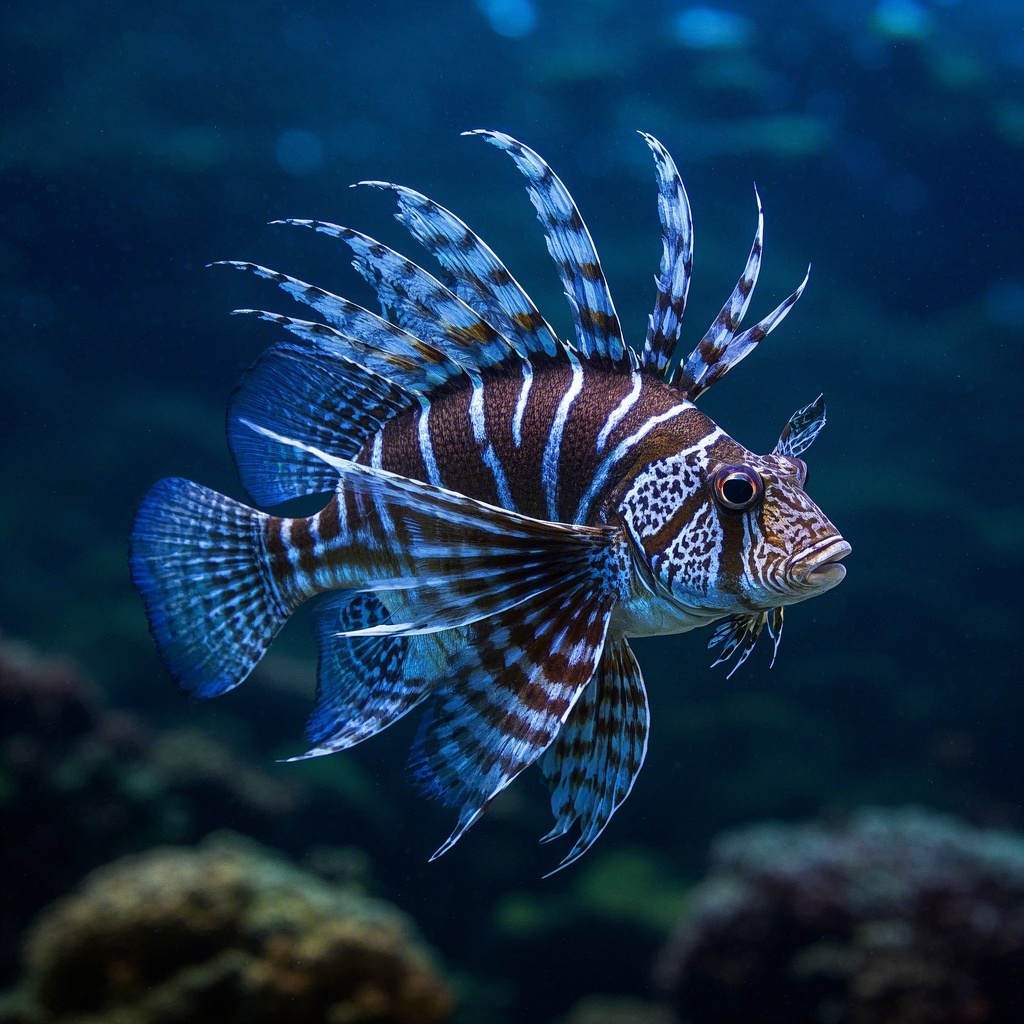 The Enigmatic Volitan Lionfish: A Master of Camouflage and Survival