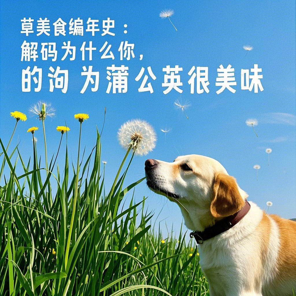 “The Grass Gourmet Chronicles: Decoding Why Your Dog Thinks Dandelions Are Delicious”