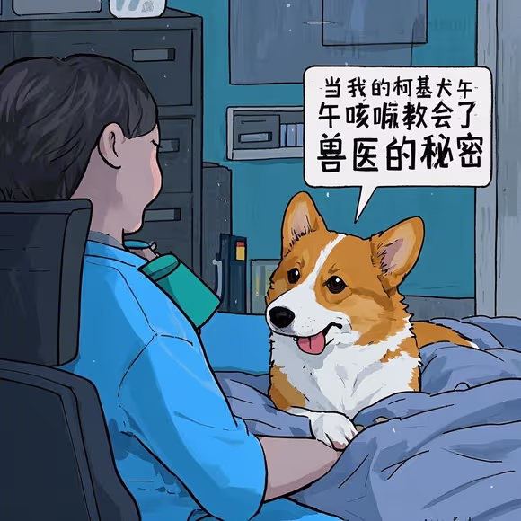 “When My Corgi’s Midnight Coughs Taught Me Veterinary Secrets”